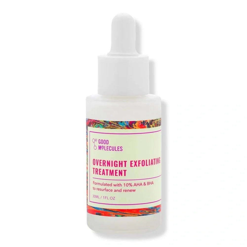 🎀 Good Molecules Overnight Exfoliating Treatment | AHA + BHA | 1 oz